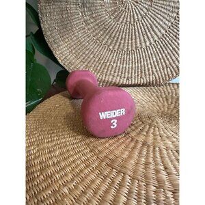 1 piece 3 lb Weider weight